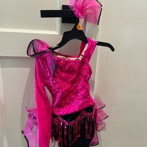 Weissman Fuchsia Sequin Dance Costume